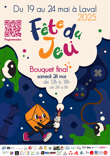 Fête du jeu 1 Affiche 2025 Semaine fete du jeu Laval web