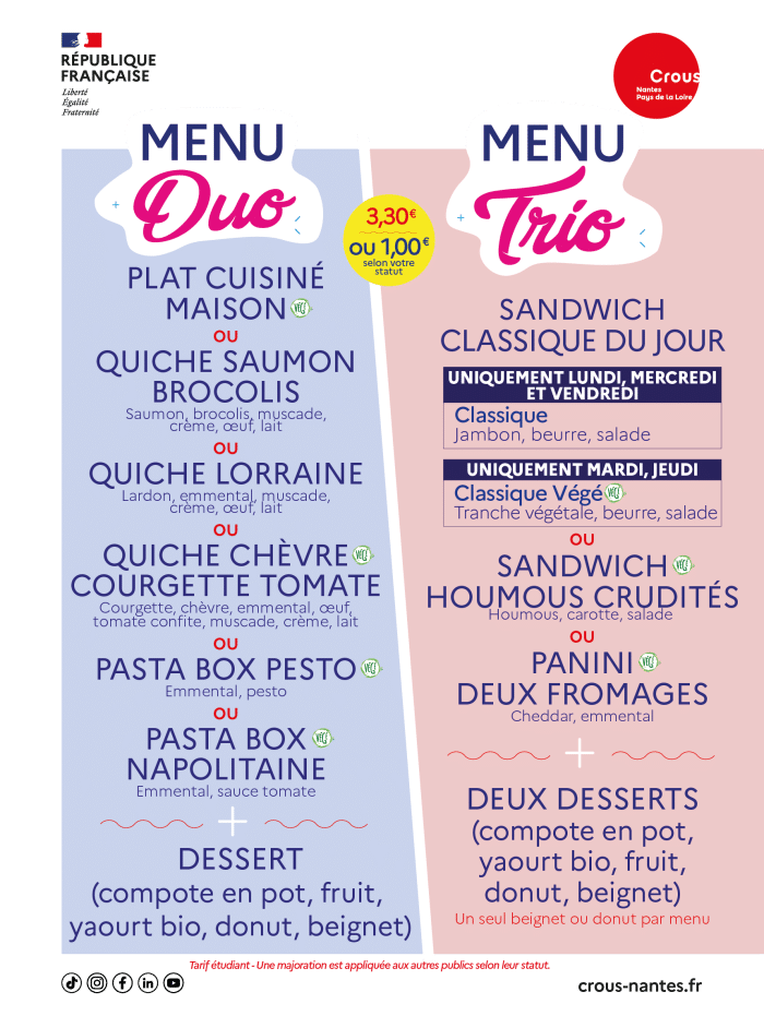 Affiche Stop Trottoir Menus