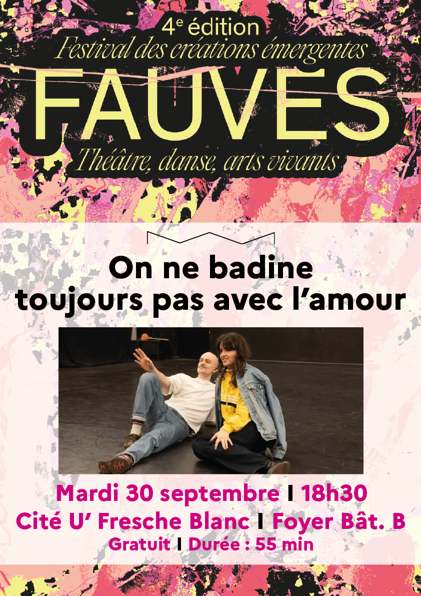 Affiche On ne badine pas