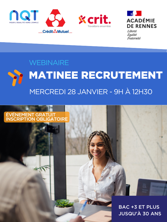 1. Janvier MATINEE RECRUTEMENT NQT 28 janvier