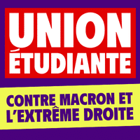 C2 Union Etudiante contre Macron et lextreme droite logo
