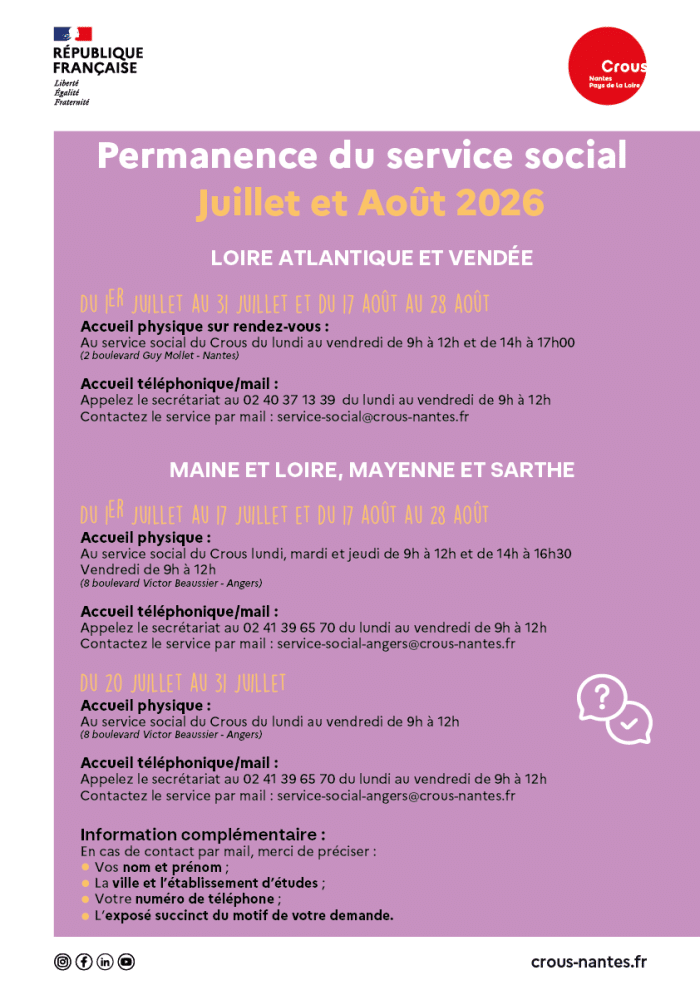 Affiche veille social ete 2026