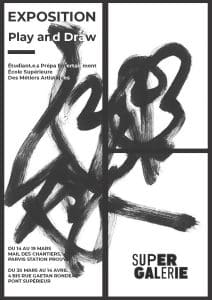 RECTO FLYER Play and Draw ESMA SUPERGALERIE 2020 min