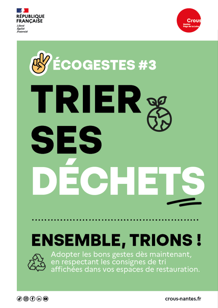Affiche Trier ses dechets