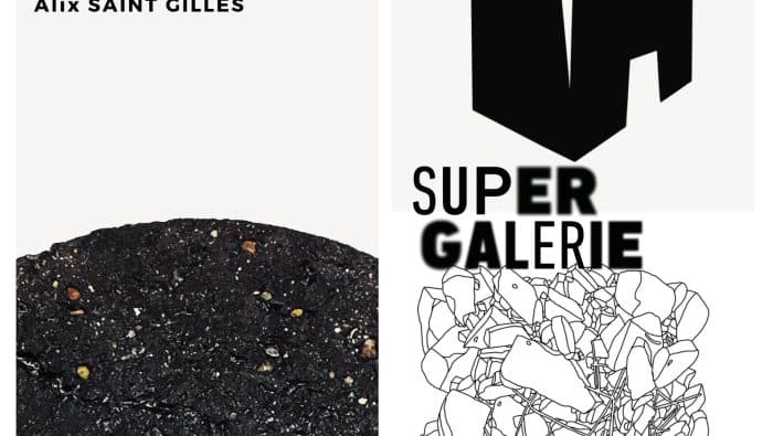 Affiche de l'exposition d'Alix Saint Gilles à la Super Galerie