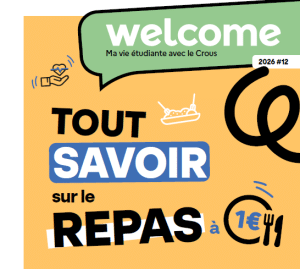 Couverture du Mag Welcome 12 sur le repas à 1 euro