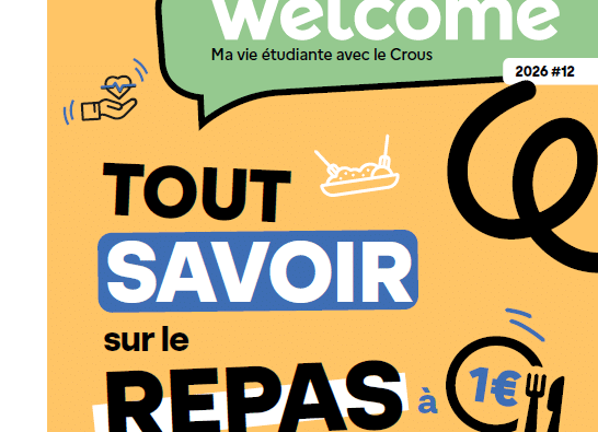 Couverture du Mag Welcome 12 sur le repas à 1 euro
