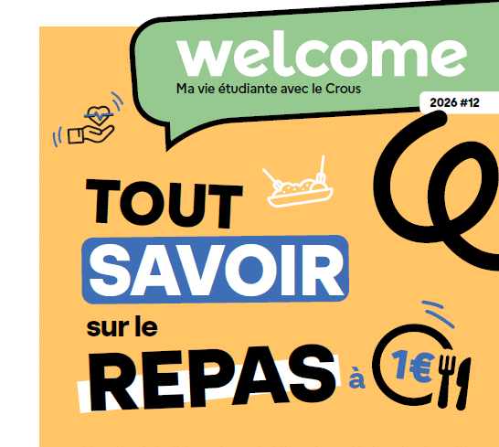 Couverture du Mag Welcome 12 sur le repas à 1 euro