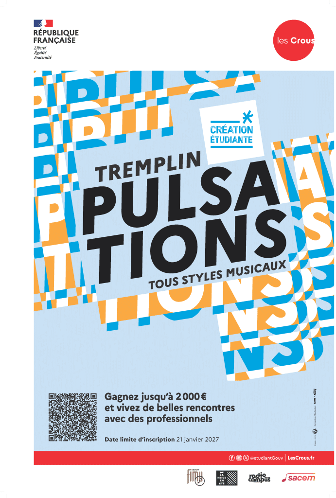 Affiche pour le tremplin Pulsation