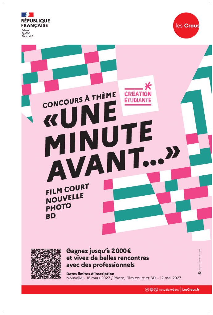 Affiche pour le concours à thème "Une minute avant..."