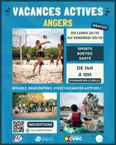 Affiche de Vacances Actives à Angers